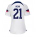 Förenta staterna Timothy Weah #21 Hemma matchtröja Dam VM 2022 Kortärmad Billigt